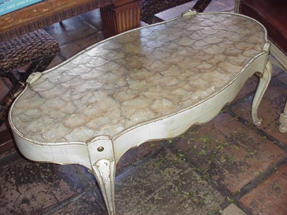 Abalone Shell Coffee Table