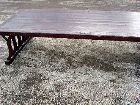 18th Century Red Coffee Table