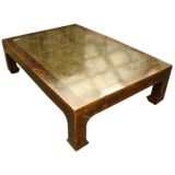Stone Top Elmwood Chinese Coffee Table