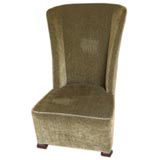 High Back Upholstered Bedroom Chair