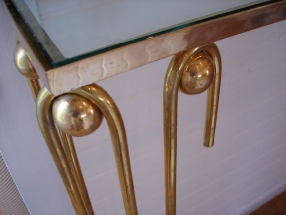 Brass Gio Ponti Inspired Console