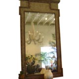 Large Italian Wall Trumeau Mirror