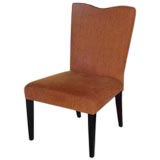 Vintage Set of Six Grand Faubourg Upholstered Dining Chairs