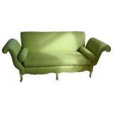 Decorative Scrolled Arm Sofa