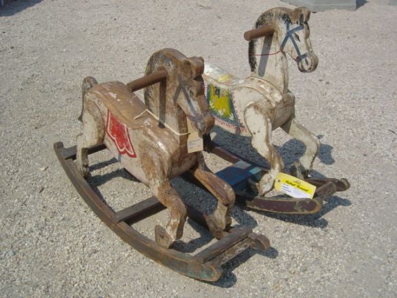20th Century Painted Rocking Horse