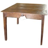 Antique French Wood Side Table