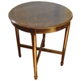Round Elmwood Side Table