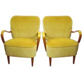 Pair of Deco Armchairs