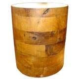 Round Block Side Table