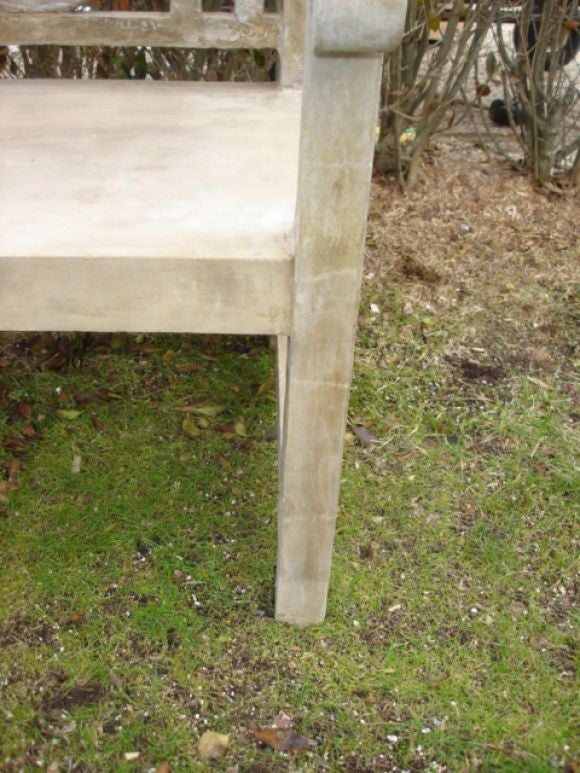 Contemporary Concrete Garden Bench