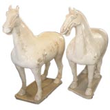 Pair of Ceramic Horses