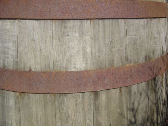Wood Barrels with Metal Bandings 3