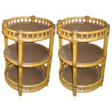 Rattan Side Tables