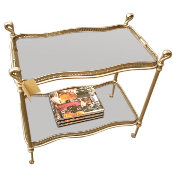 Swan Chrome Bar Cart
