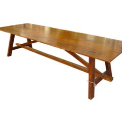 Cherry "X" Base Dining Table