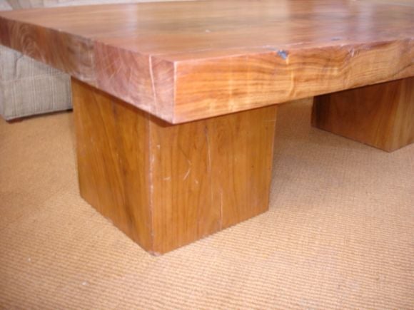 American Acacia Wood Coffee Table