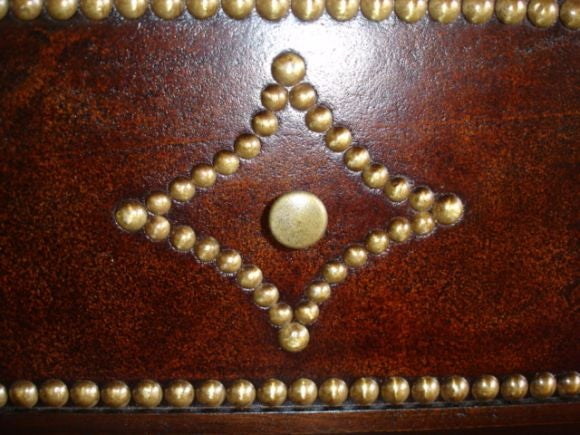 Leather & Stud Covered Chest