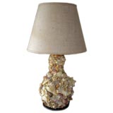 Shell Encrusted Lamp