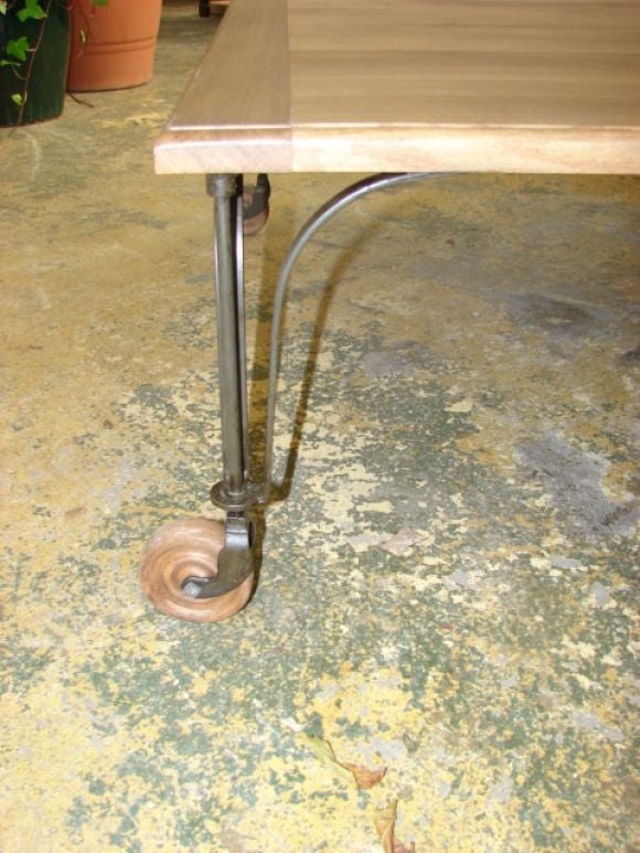Coffee Table on Casters