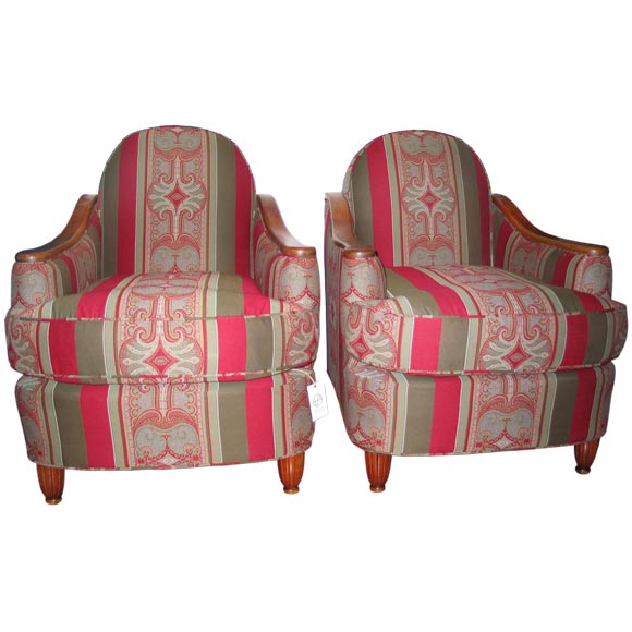 Pair 1940's Armchairs For Sale