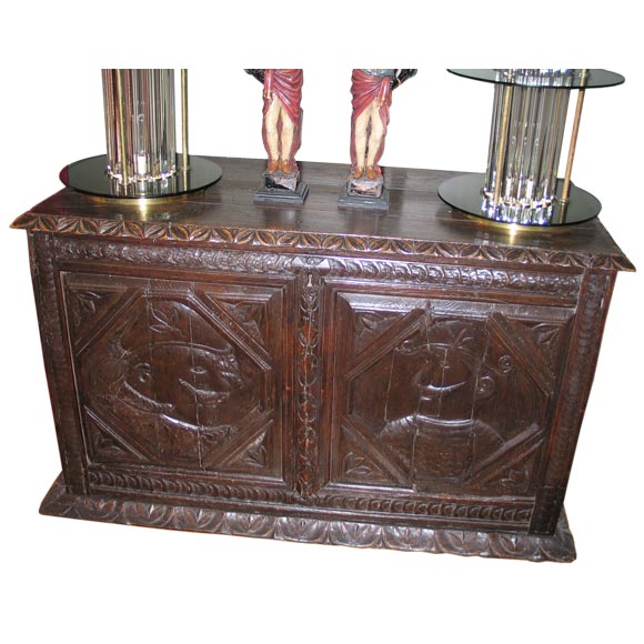 French Carved Coffer For Sale