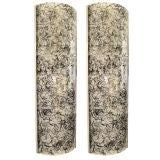Pair of Large De Majo Glass Wall Sconces 7
