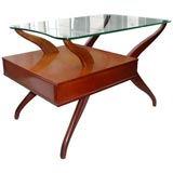 Pair of early 50
s Vladimir Kagan Walnut Side Tables Pair of early 50
s Vladimir Kagan Walnut Side Tables