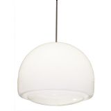 Vistosi White Glass Hanging Globe