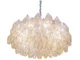 Champagne  Venini Polyhedral Chandelier