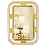 Bone & Brass Mirror