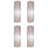 Set of 4 Barovier Glass Sconces