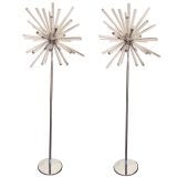 Pair of Italian 1960's Sputnik Floor Lamps