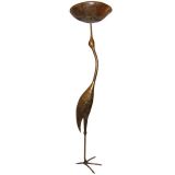 Signed - Melin 80 - Bronze Bird Floor Lamp