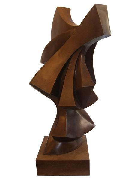 Large Signed Edmond Casarella Bronze Sculpture "Soaring" C.1975