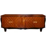 French Walnut and Rosewood Sideboard with Bronze Details 4