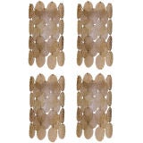 Set of 4 Large Vistosi Sconces