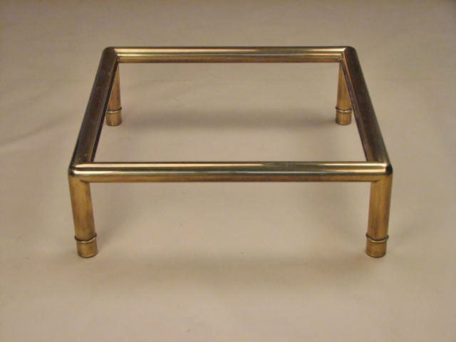 Coffee Table with Inset Glass Top by Mastercraft