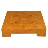 Coffee Table in Olive Burl by Milo Baughman for Thayer Coggin