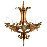 1920
s Scrolled  Arms Chandelier