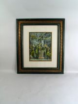 Hand Colored Engraving