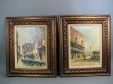 Vintage Pair of Venice Scene By Orsini