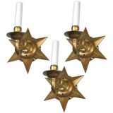 bronze star sconce (3 singles available)