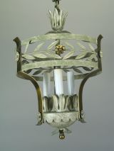 Circa 1940's Tole circular fixture