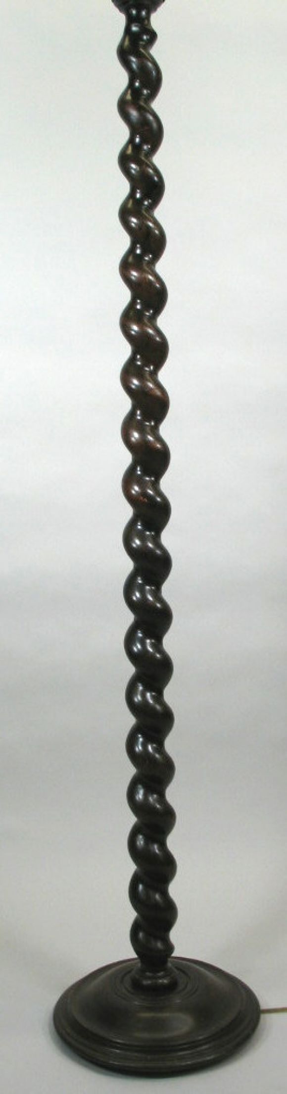 Twist Mahogany Floor Lamp