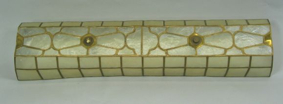Philippine Pair capiz shell sconce