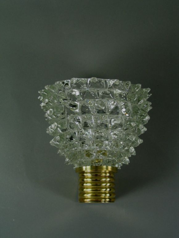 Pair  Murano Rostrato Sconces