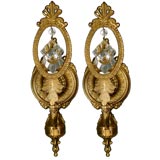 Pair Italian sconces