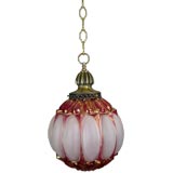 Rose  Glass Globe