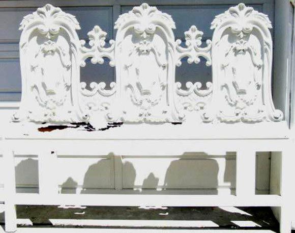 Wood Painted Headboard