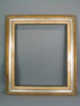 Vintage Gilt and Silver Wood Frame